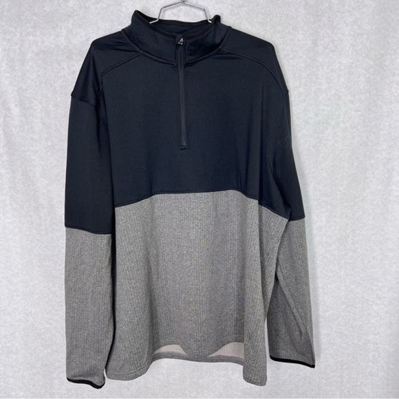 01.ALGO mens pullover Performance Zip-Up black grey XXL - Picture 1 of 6